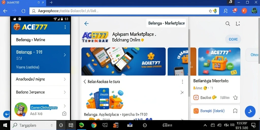 Antarmuka ACE777 yang menarik dan fungsional untuk belanja online.
