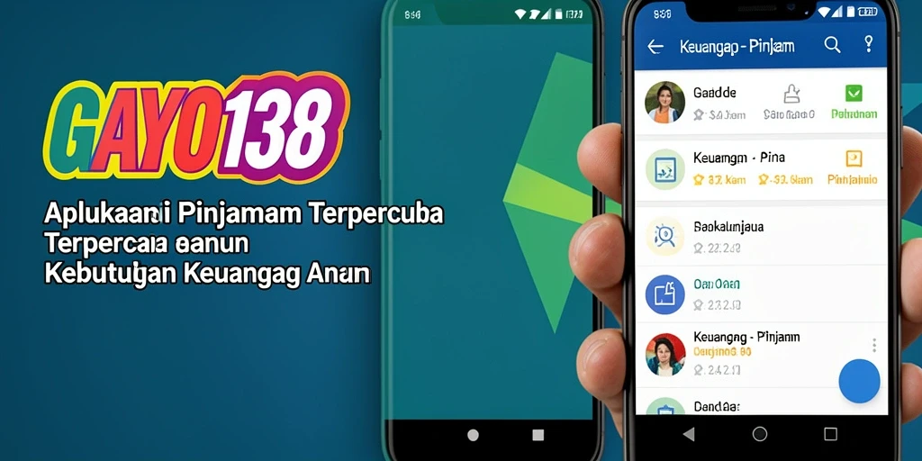 Antarmuka pengguna aplikasi GAYO138 yang intuitif dan mudah digunakan.