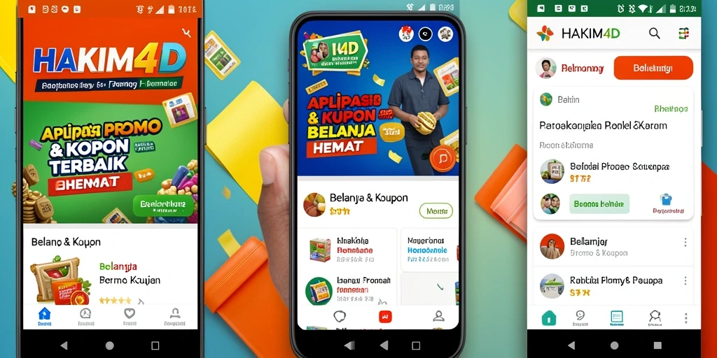 Tampilan antarmuka HAKIM4D yang sederhana dan menarik untuk Promo & Kupon.