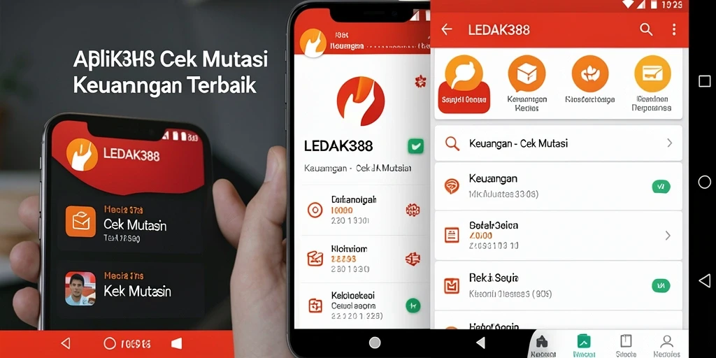 Tampilan antarmuka LEDAK388 yang sederhana dan fungsional untuk Cek Mutasi.