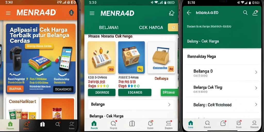 Tampilan antarmuka MENARA4D yang memudahkan pengguna untuk cek harga.