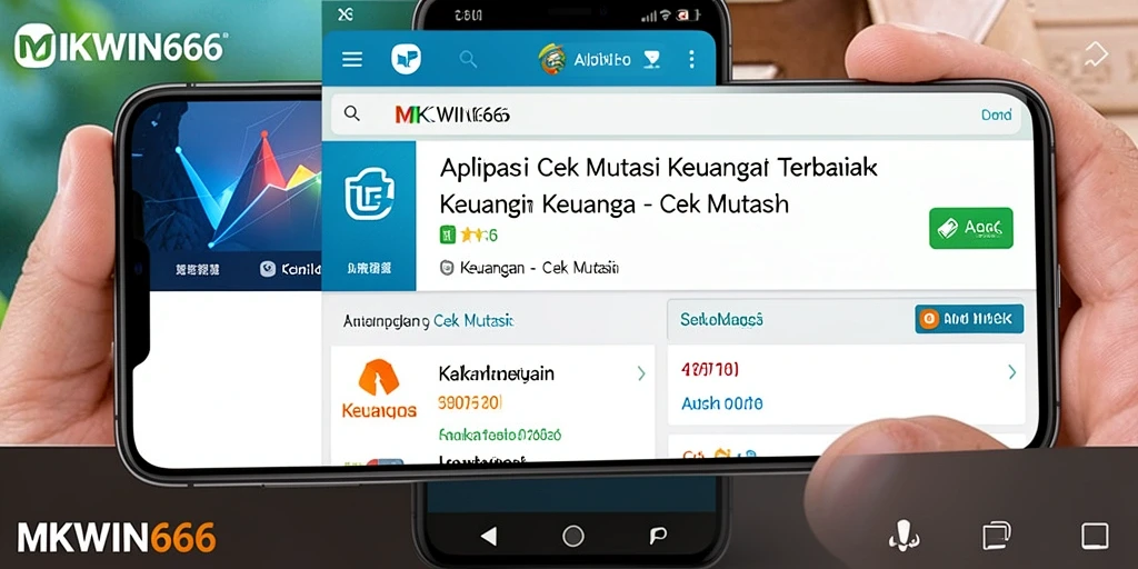Antarmuka aplikasi MKWIN666 yang sederhana dan informatif untuk cek mutasi.