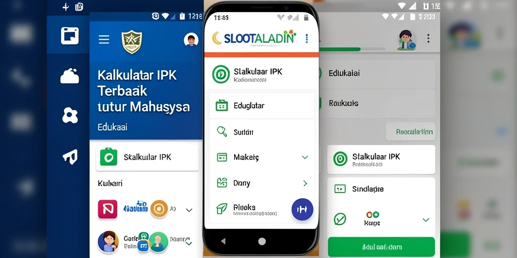 Antarmuka SLOTALADIN menampilkan fungsi Kalkulator IPK yang intuitif.
